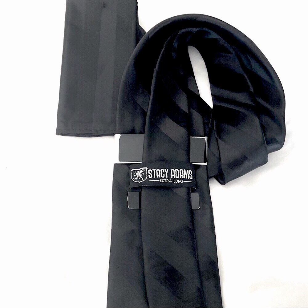 🦦NWT Stacy Adams Extra Long Microfibre Tie